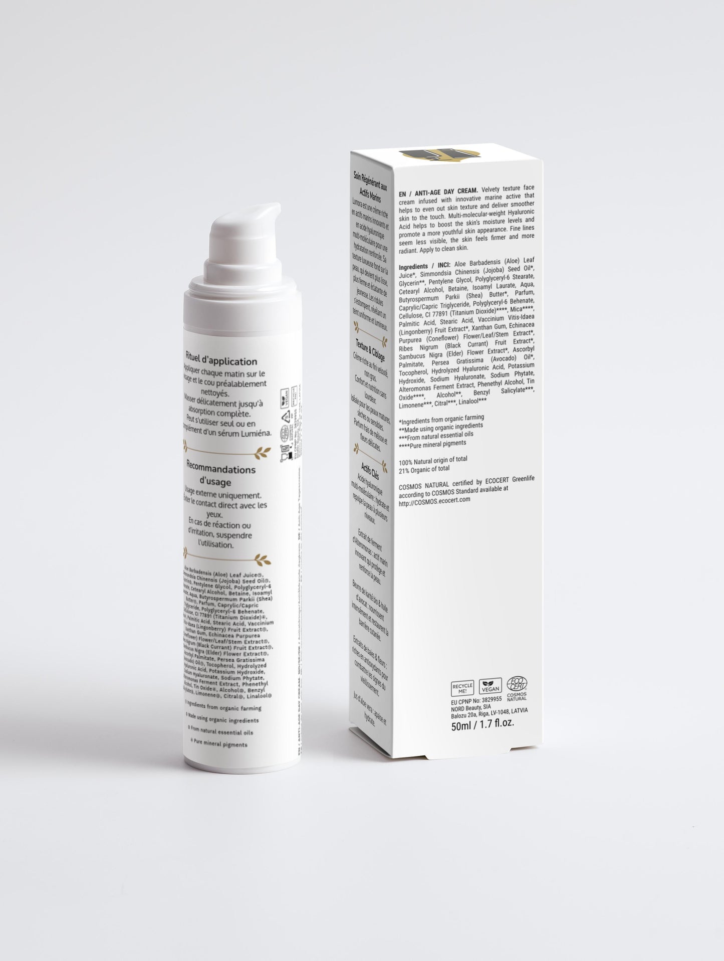 Crème de jour anti-âge Lumora